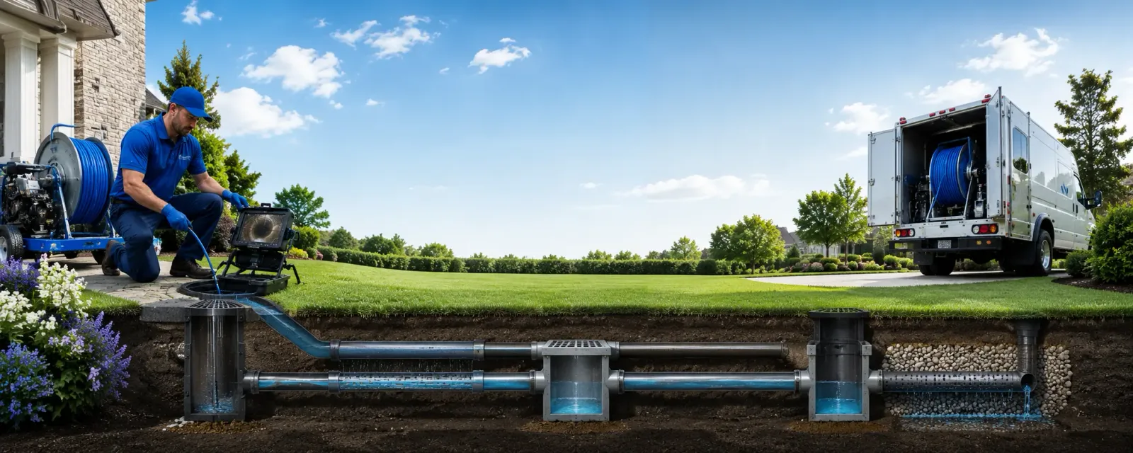 Outdoor drain cleaning information for King Hill, ID
